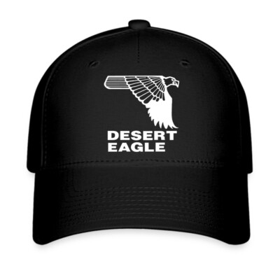 Desert Eagle Firearms Black Hat Twill Cap Baseball Cap Size S/M & L/XL
