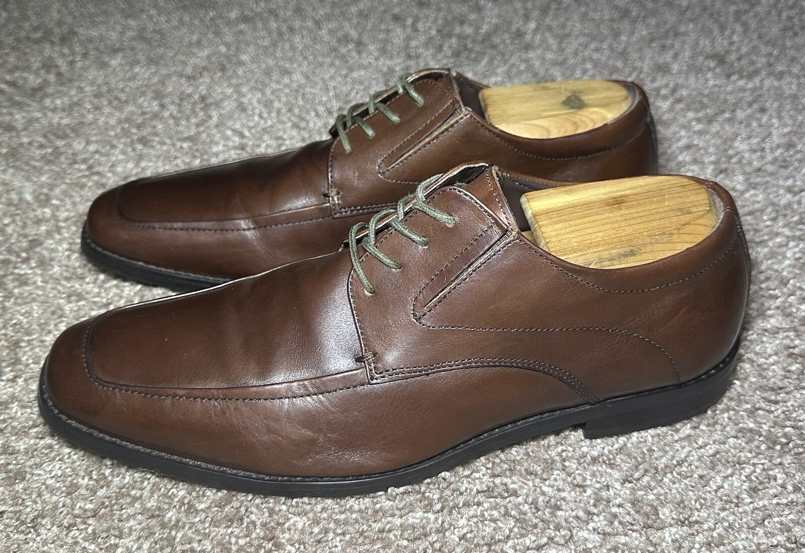 SAOLA Scarpe da uomo Calibrate (Msryan) Oxford abito stringato marrone scuro taglia 8 (M)