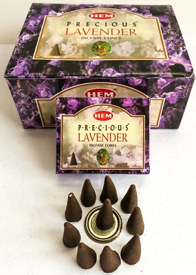 Hem Precious Lavender Incense Cones - Pick 10-30-50-80-100-120 Free Shipping!