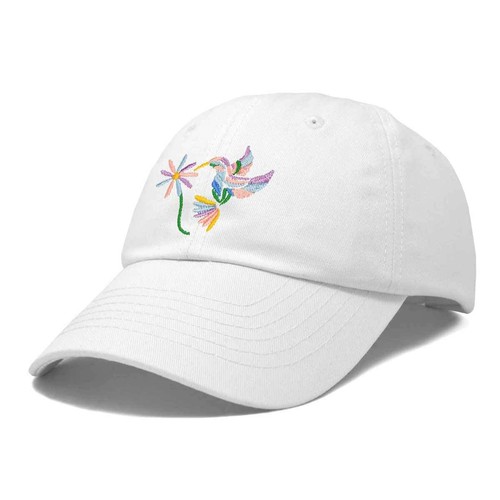 Dalix Pastel Hummingbird Hat - Picture 4 of 18