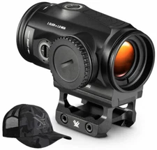 Vortex Spitfire HD Gen II 3x21mm Prism Scope w/ Vortex Black Camo Hat