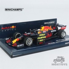 MINICHAMPS 1:43 2021 F1 REDBULL  RB16B MV33 WINNER ABU DHABI W/PITBOARD