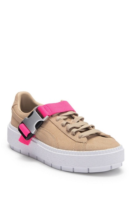 puma platform trace buckle