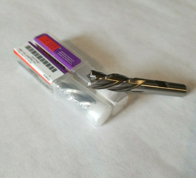 (Lot Of 2) 7/16 End Mill Right Hand Cut Left Hand Spiral HSS Hertel NOS