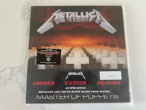 METALLICA — Master of Puppets Vinyl 2LP — 2010 PURPLE 45RPM Ltd 1000 Sealed