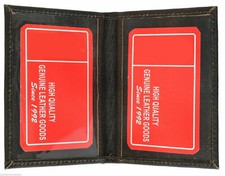 RFID Blocking Leather 2 ID Mens Bifold Wallet Credit Card Driver License Holder