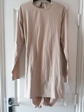 BNWT Backless Beige Dress Size Large 14 16