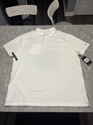 NWT Men's Nike Dri-Fit Striped Performance Short Sleeve Golf Polo 2XL