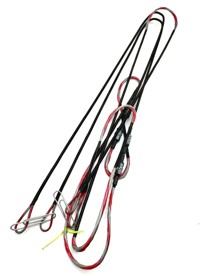 Bowtech Destroyer 350 (Red & Silver) OEM String & Cable (Full Set) Speed Noks - Image 2 of 4