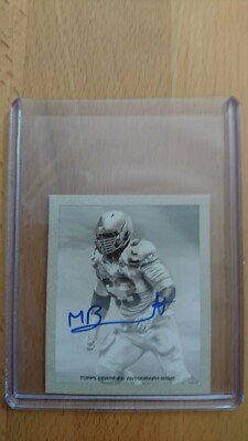 2015 Topps DT Michael Bennett#72 Autograph Mini-Card / Seattle Seahawks 
