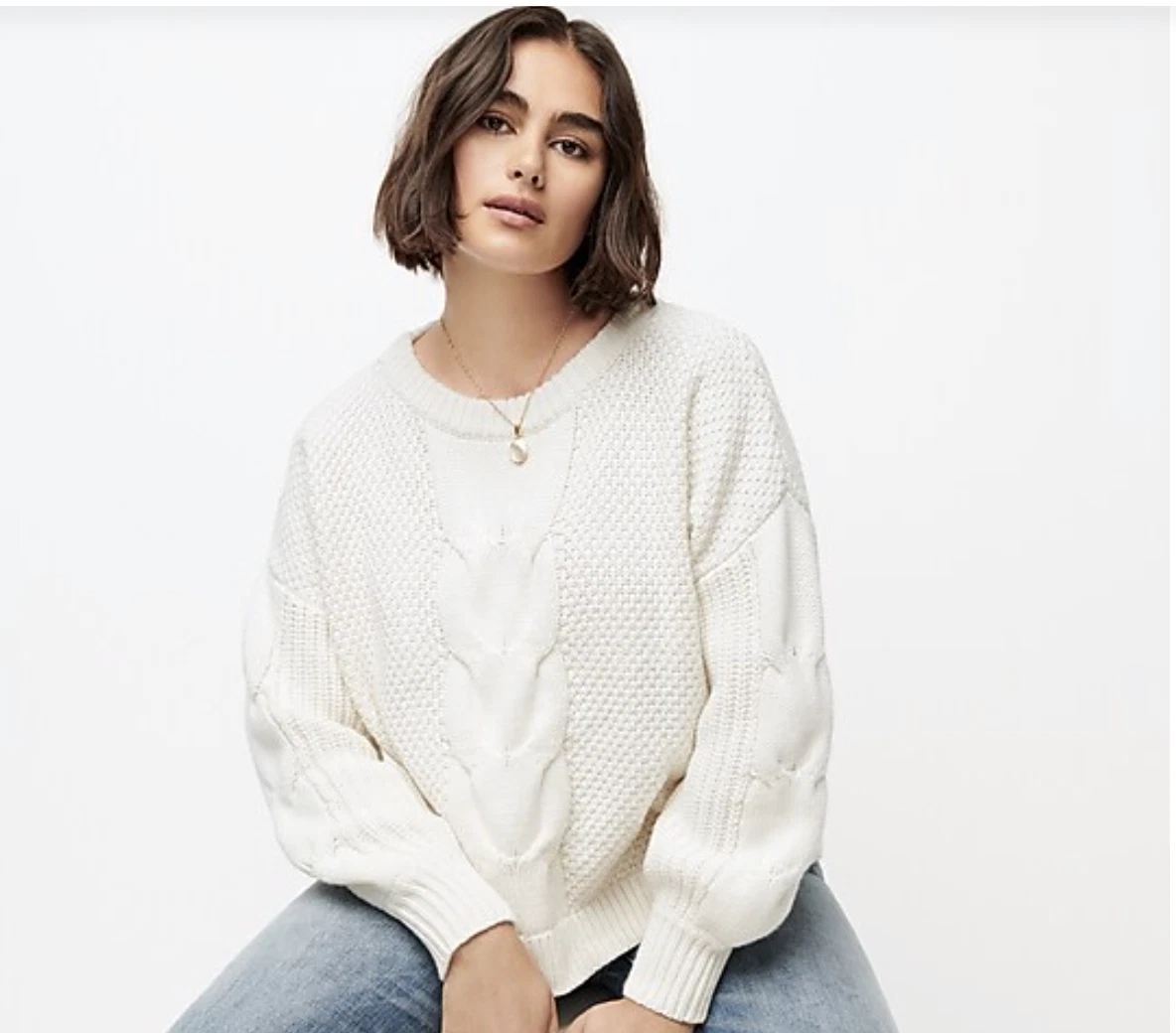J crew balloon cheap sleeve sweater