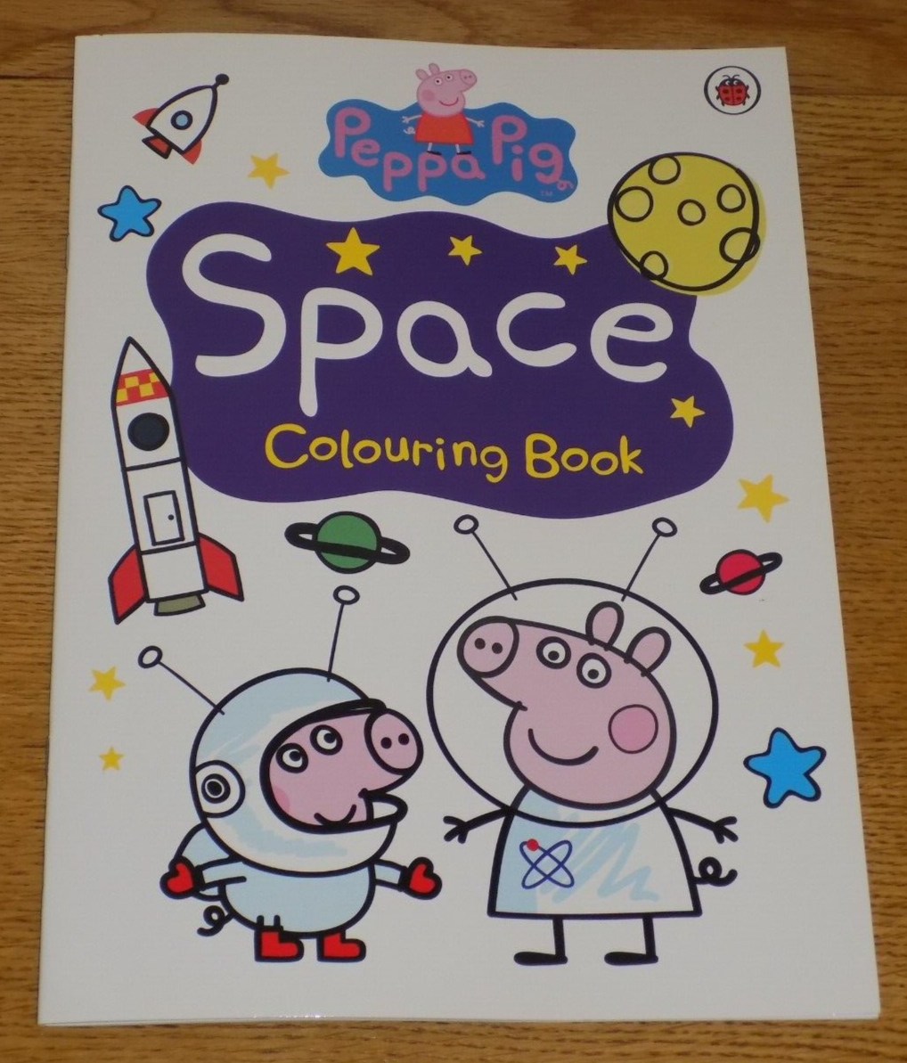 Ladybird - Peppa Pig Colouring Book - Space - BRAND NEW
