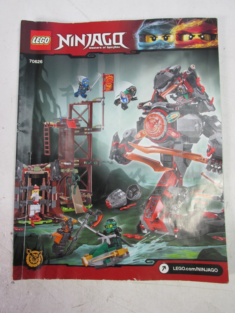 RARE complete 70626 NINJAGO DAWN OF IRON DOOM SET time twins