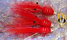 V Fly 1/2 & 1 Inch Conehead Super Snaelda Salmon Tube Flies & Trebles 10 Options