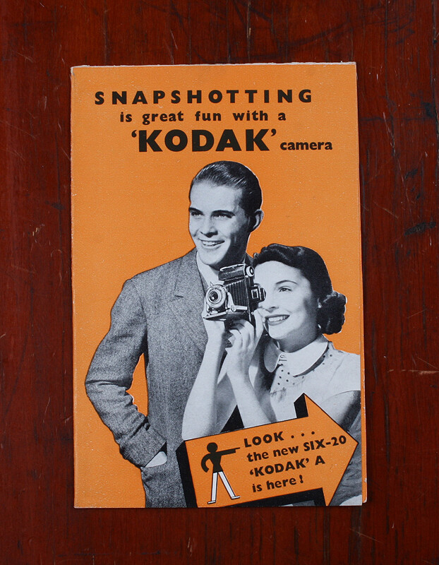 カン KODAK LTD SIX-20 KODAK MODEL A SALES BROCHURE, A6060WP15550