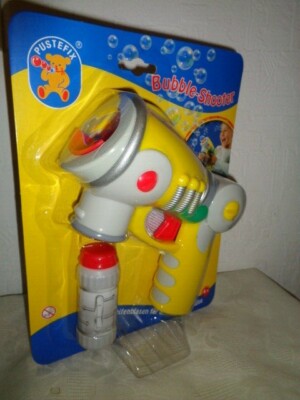 Pustefix Shooter Bubble-Gun mit 55 ml Seifenblasenpistole Stadtbauer 869640 OVP 
