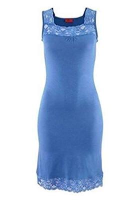 Sommerkleid Kleid von Vivien Caron in Blau Gr. 44 NEU