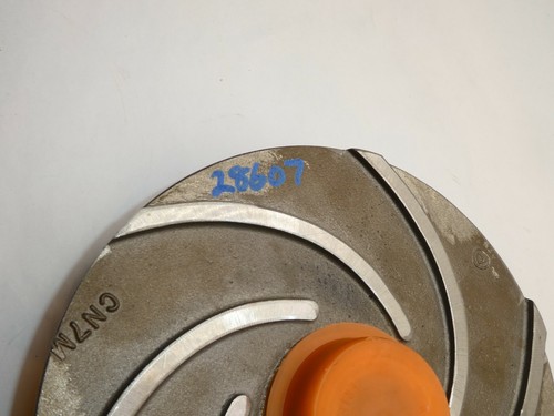 GOULD-PUMP 28607 CN7M M210049650 C00262AU2 7.5" Stainless S/S 6 Vane Impeller - Picture 6 of 8