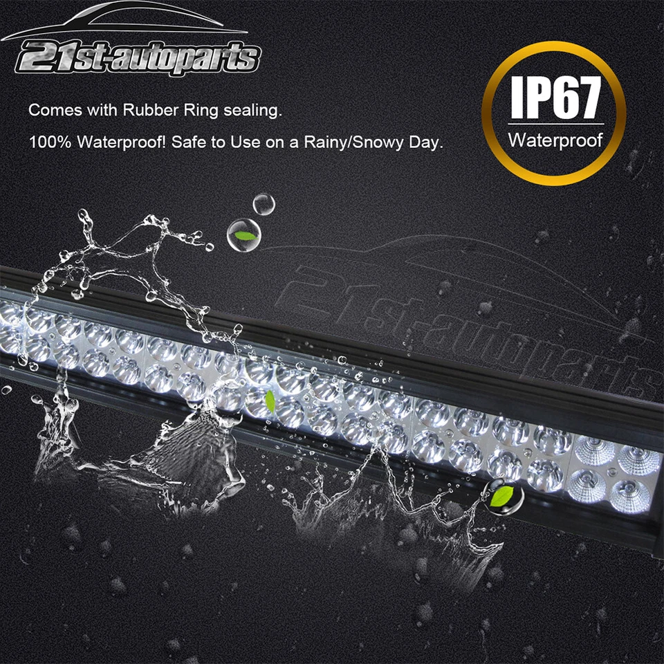 Cable de barra de luz LED cruvado para techo de 50" para Polaris Ranger 570/900/1000 XP tamaño completo Foto 3 de 4