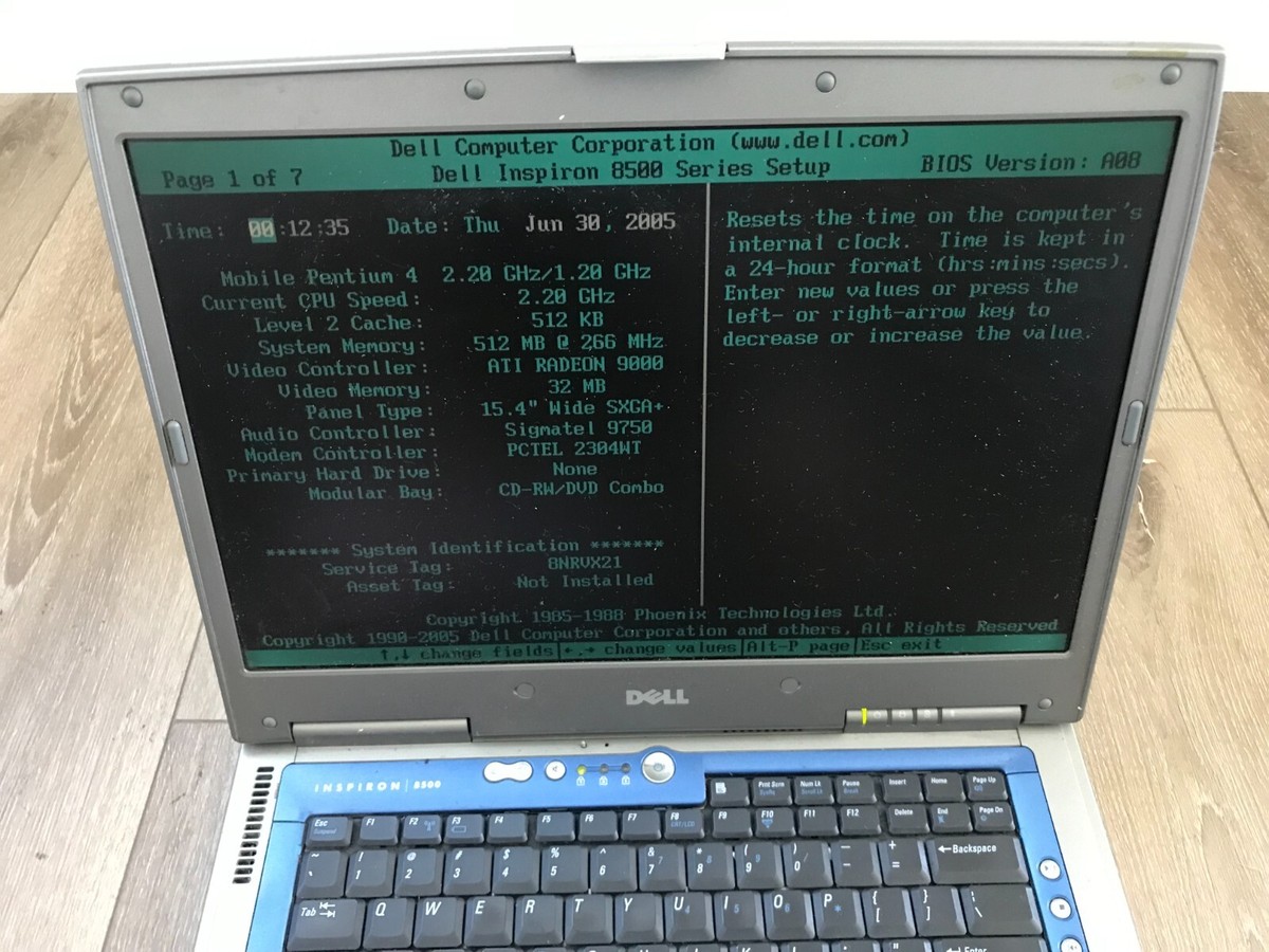 Dell Inspiron 8500 15.4