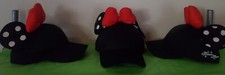 Disney Minnie Mouse Snapback Baseball Cap with Ears  Bow Adult NWT LAST CALL  