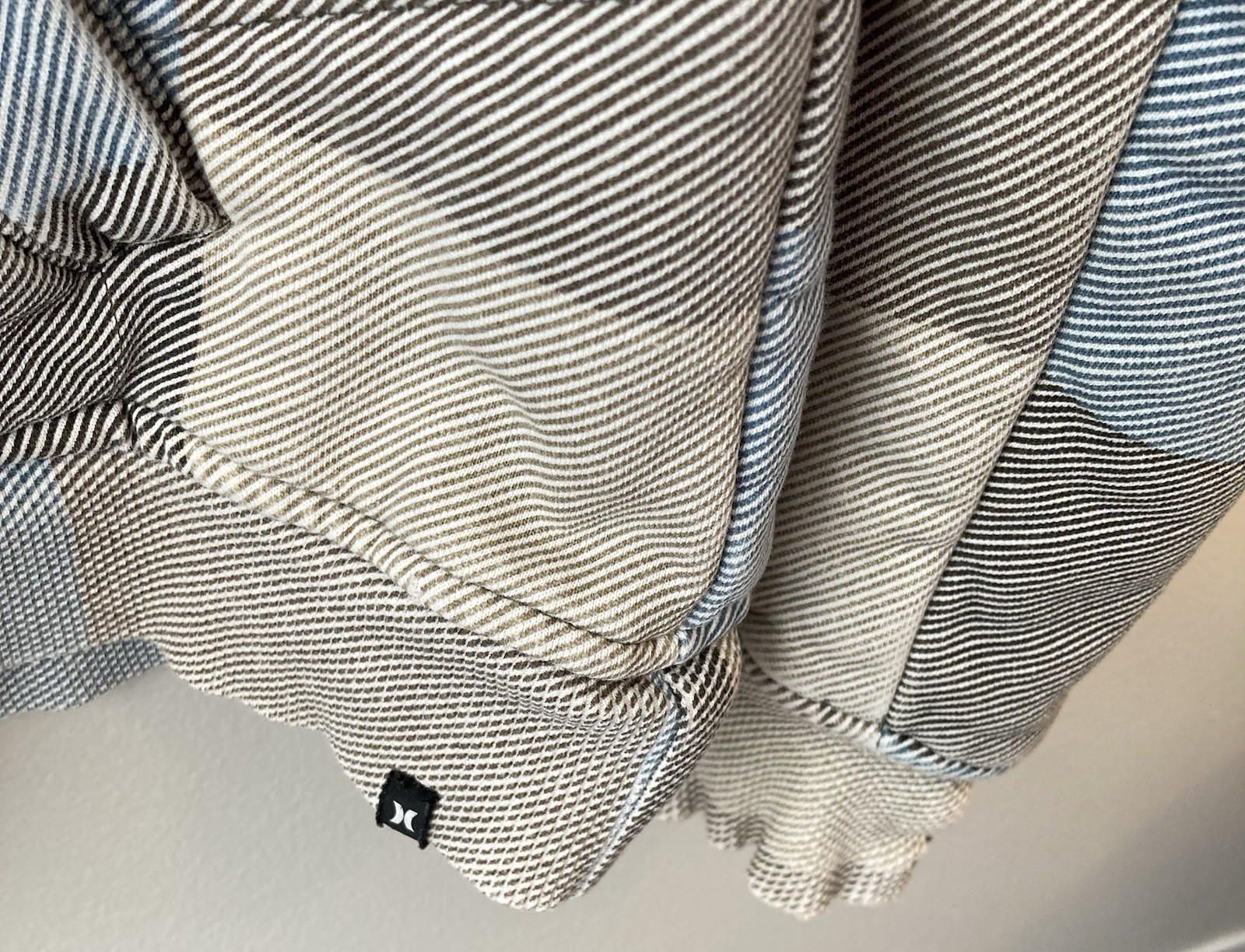 Hurley Mens Patchwork Jacket 2008 Snap Pockets Gr… - image 9