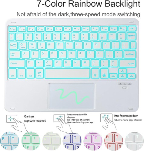 Touchpad Keyboard Case Mouse For Samsung Galaxy Tab A9+/A9 Plus 11" 2023 Tablet - Photo 45/85
