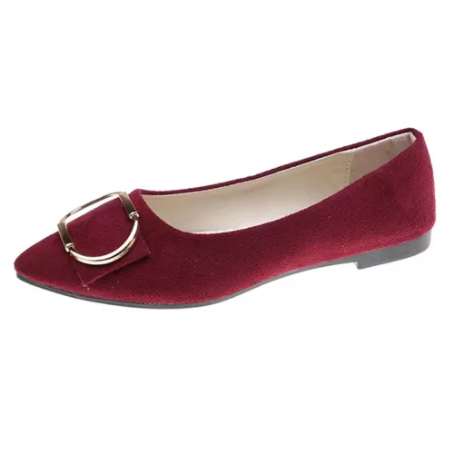 Bequemer modischer eleganter Damenschuh rutschfest flache Schuhe Slipper flache Party - Bild 59 von 75