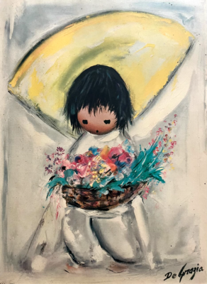 Original 1964 Vintage Ted DeGrazia 