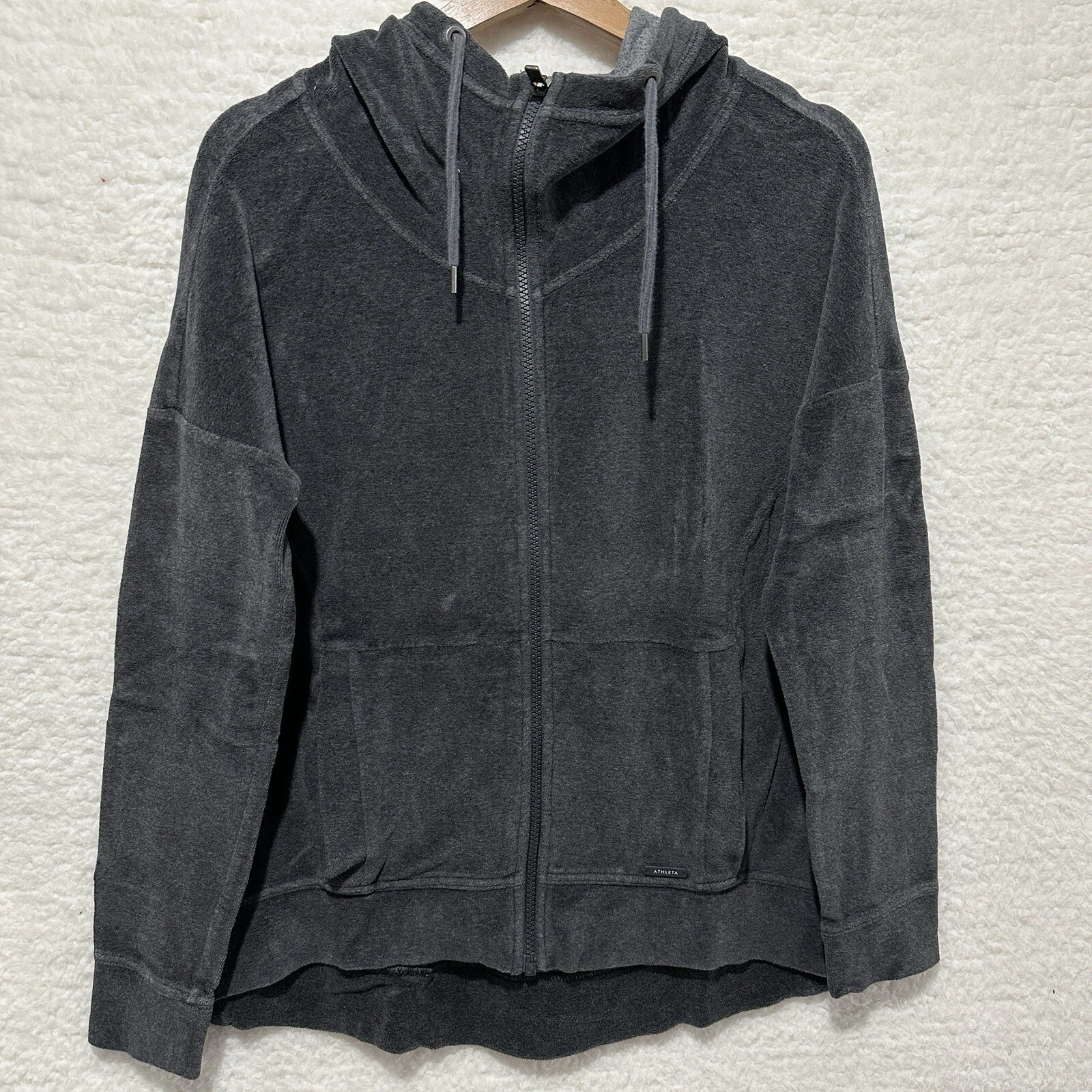 athleta velour charcoal heather 