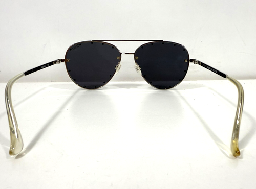 QUAY Australia x Jaclyn Hill Metal ROXANNE Studded Aviators Sunglasses w/ Case - Picture 4 of 7