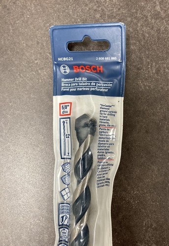 Bosch HCBG21 5/8" x 10" x 12" Carbide Tipped Masonry Hammer Drill Bit Germany - Picture 2 of 3