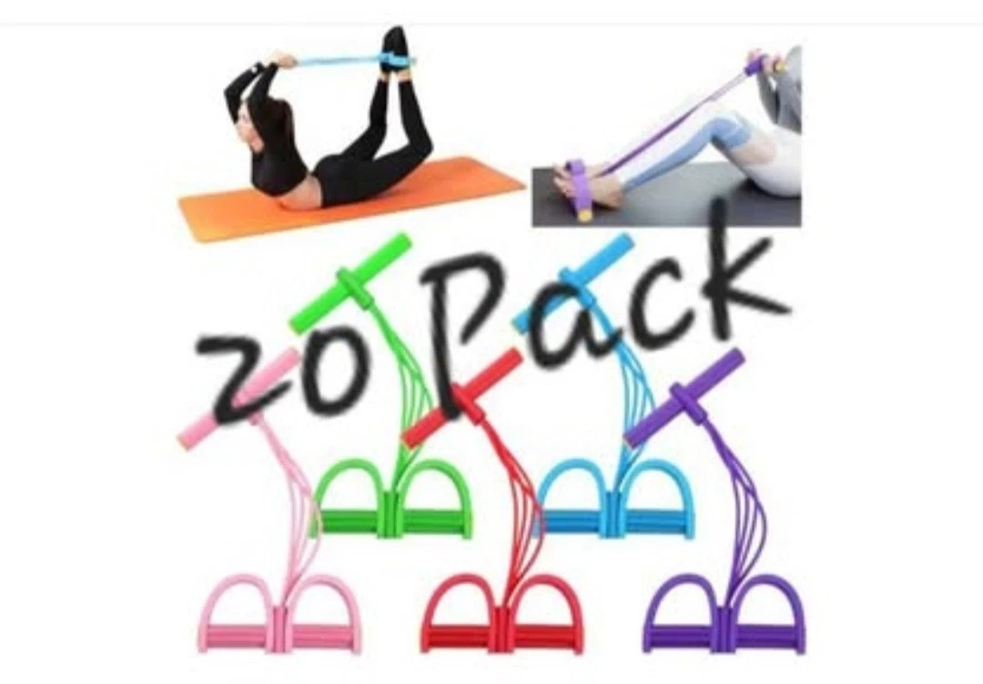 20 Pack Ankle Resistance Bands Bulk Gym Fitness Class Set 4 Tube Design BULK LOT