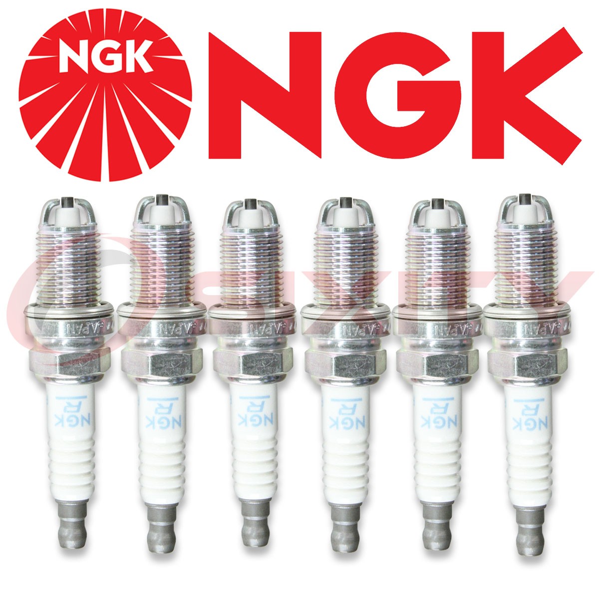 6-New NGK V-Power Copper Spark Plugs BKR6EK #2288