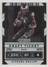 2020 Panini Contenders Draft Picks Ticket Green Foil Michael Gallup #72 1u6