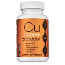 Copper Supplements for Women and Men (90 Capsules) Boosts Energy, Nourishes B...