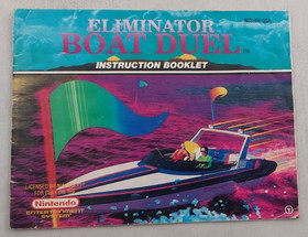 Eliminator Boat Duel (Nintendo Entertainment System, NES 1991) CIB / Complete