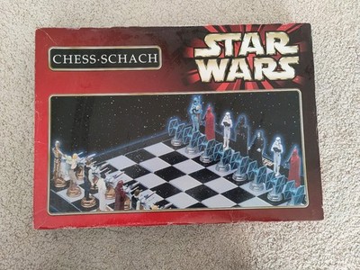 Star Wars 3D Schach Spiel Chess SET  1997 Rarität 