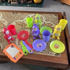 Teletubbies Dhx Figure Bundle Full Set Tinky Winky Dipsy Lala Po + Phone  Picnic