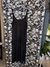 Vanity Fair Black Long Sleepwear Gown Size 44/50   