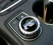 AMG Mercedes Multimedia Aufkleber Emblem Logo 29mm Schwarz 