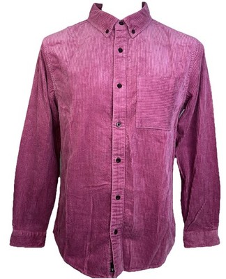 W Houston White Corduroy Buttoned Shirt  Size XXL