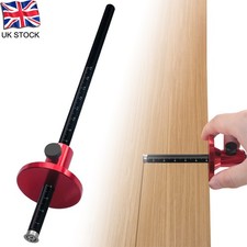 Wheel Marking Gauge Woodworking Marking Scriber Solid Metal Bar Wood Scribe New