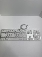 Apple USB Wired Keyboard A1243 with Wired Mouse For iMac White TESTED 
