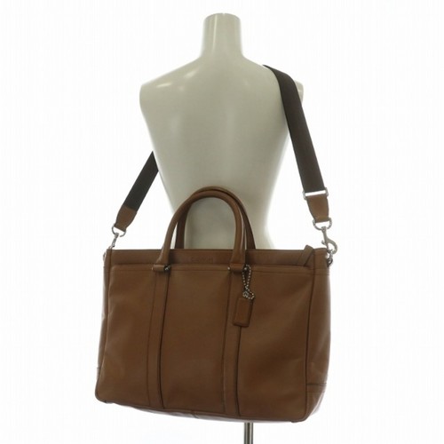 Coach Lexington Business Bag Shoulder 2WAY Brown F70916 - Picture 8 of 9