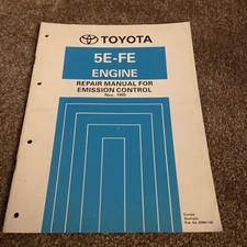 Toyota Paseo EL54 5E-FE Repair Manual For Emission Control NOV 1995