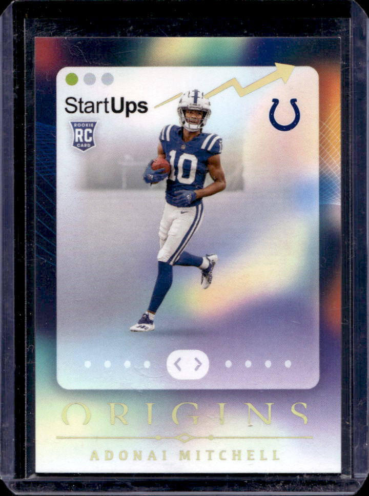 2024 Panini Origins Adonai Mitchell Start-Ups Rookie RC #12 Colts