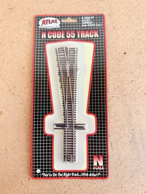 Atlas 2050 N Scale Code 55 LH Left Hand #5 Turnout
