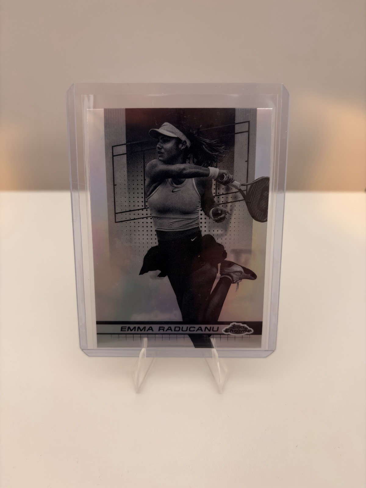 2024 Topps Chrome Emma Raducanu #198 Negative Refractor