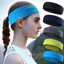 Sport Headband Men Women Head Sweatband Sweat Hair Band Gym Stretch Hair Wrap